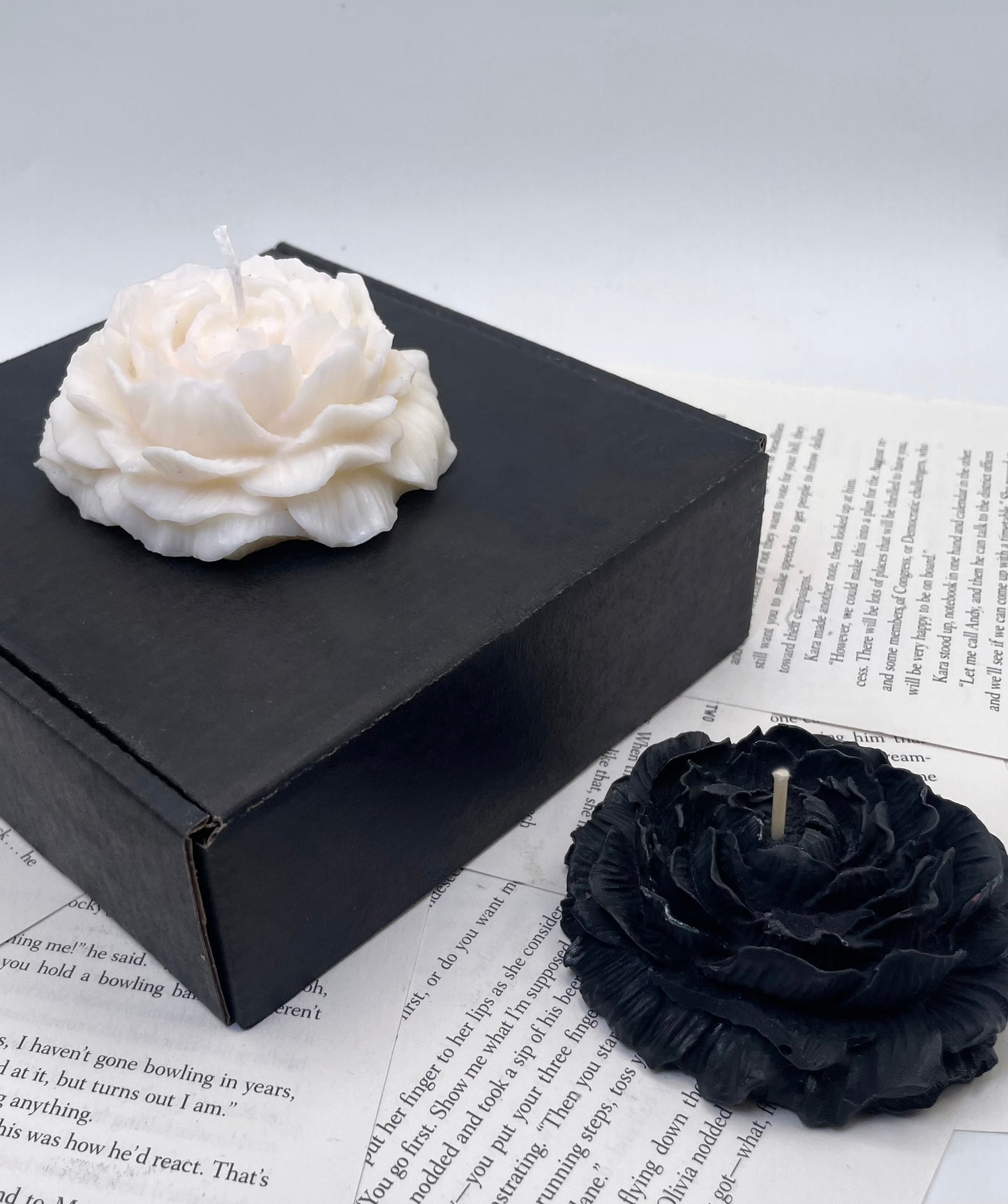 Peony Aesthetic Candles (Set of 2)