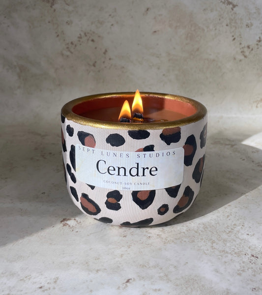 Cendre | Coconut Soy Wax Candle with Wood Wick