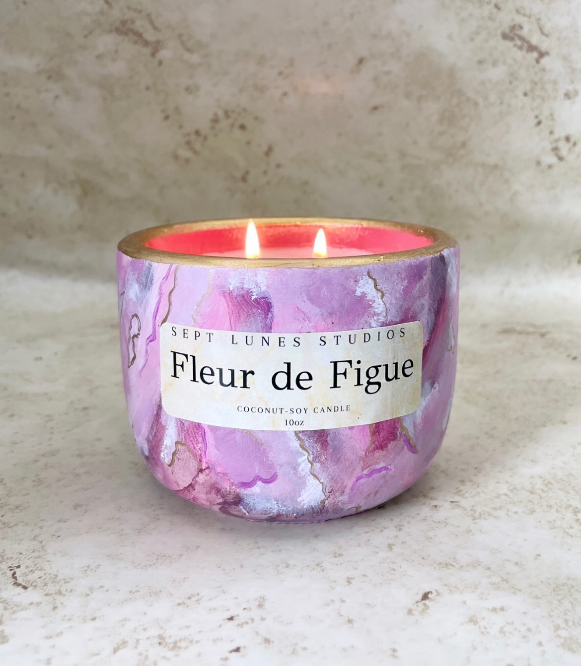 Fleur de Figue | Coconut Soy Wax Candle with Wood Wick