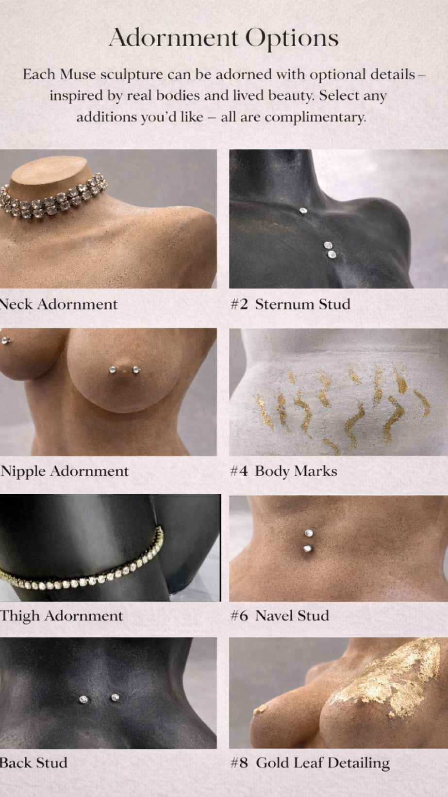 Sade Concrete Body Sculpture 8" | Handmade Shelf Decor