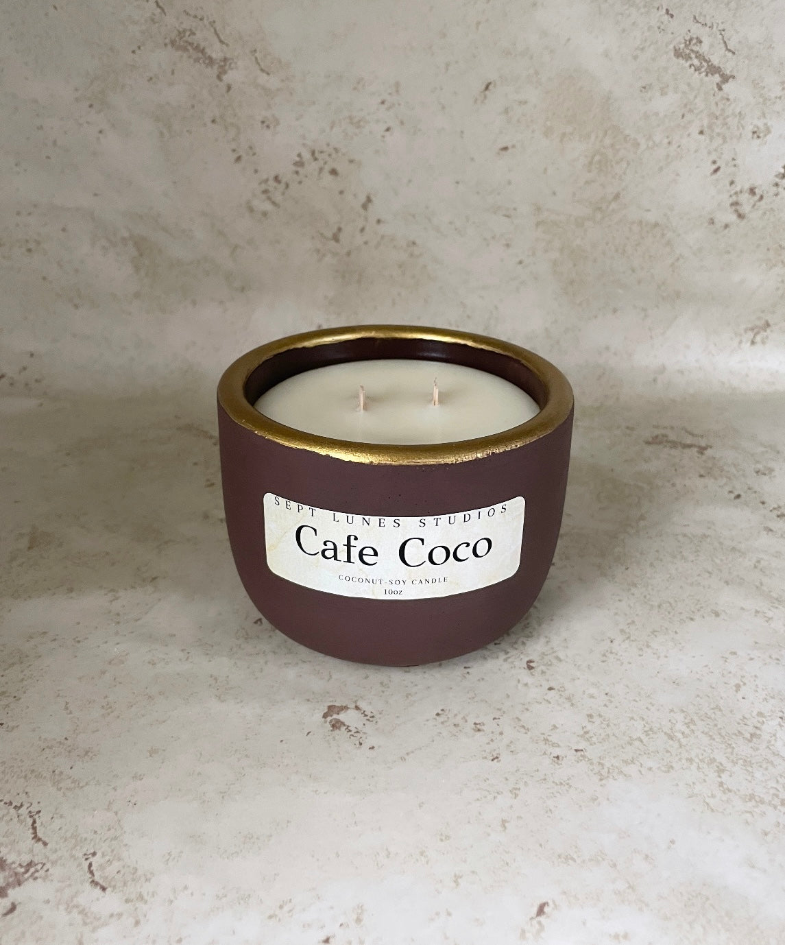 Cafe Coco | Coconut Soy Wax Candle with Wood Wick