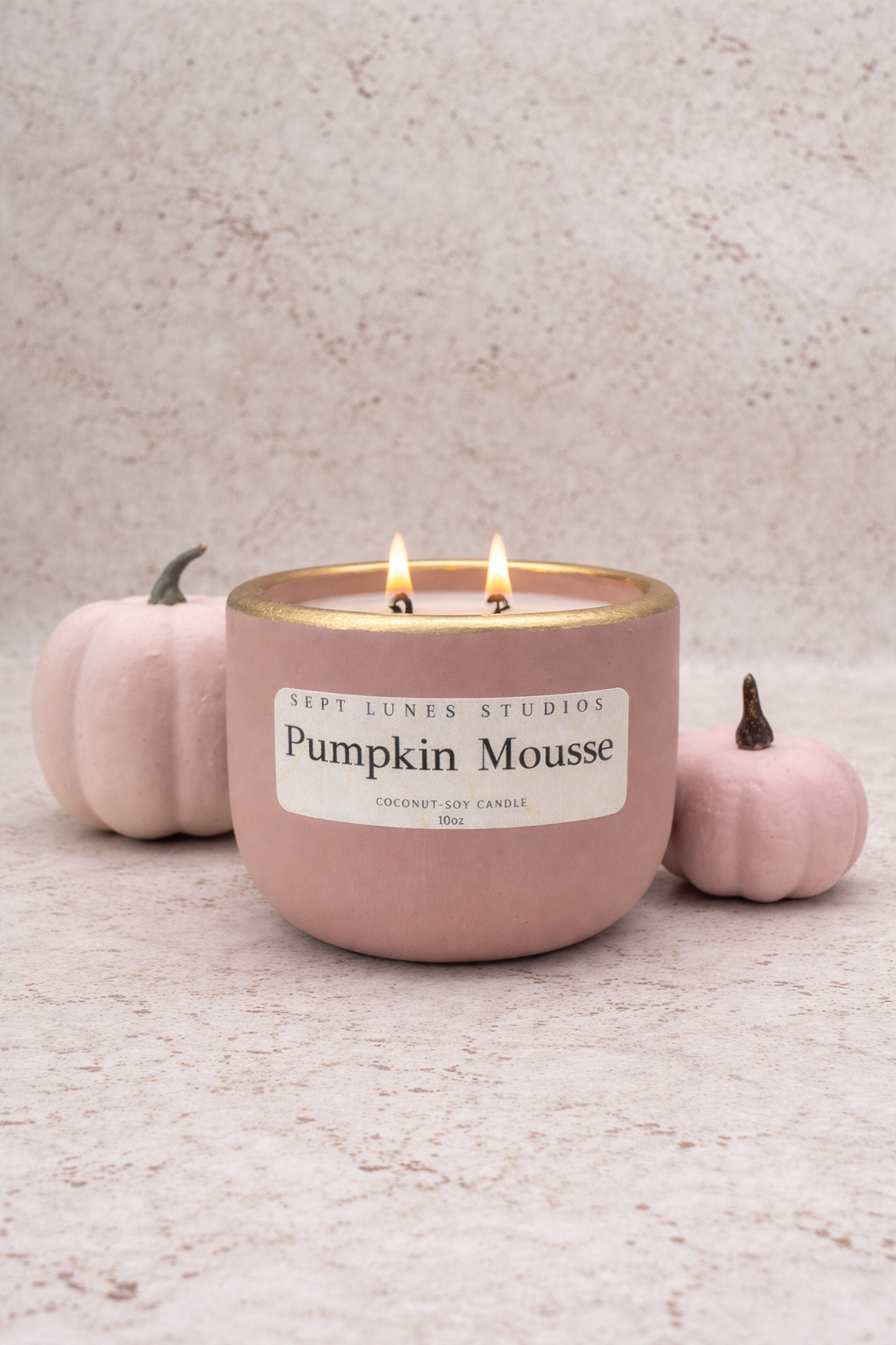 Roasted Pumpkin Mousse | Coconut Soy Wax Candle with Wood Wick