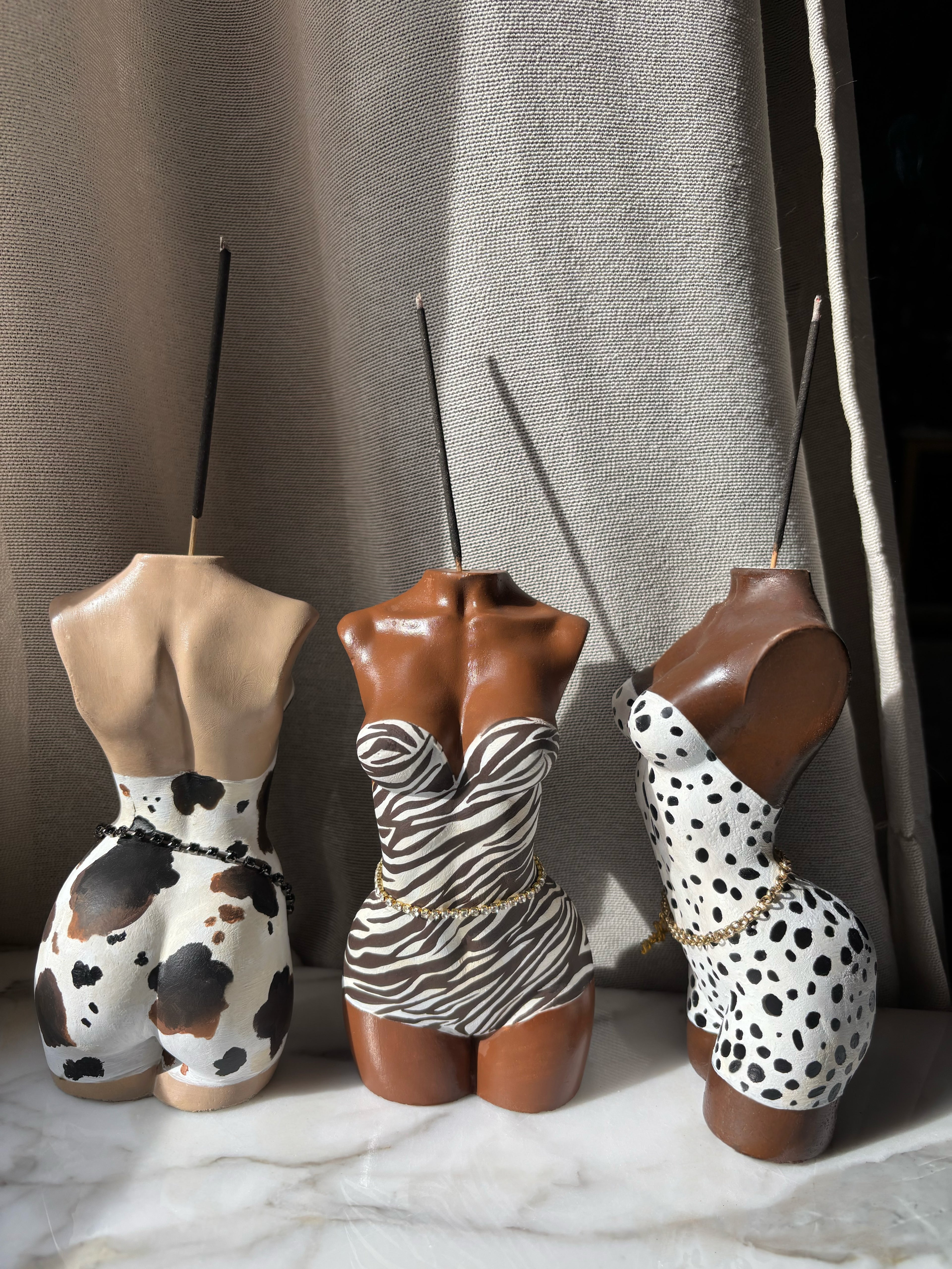 Maison Sauvage Muse Incense Holder
 | Concrete Mini Statue