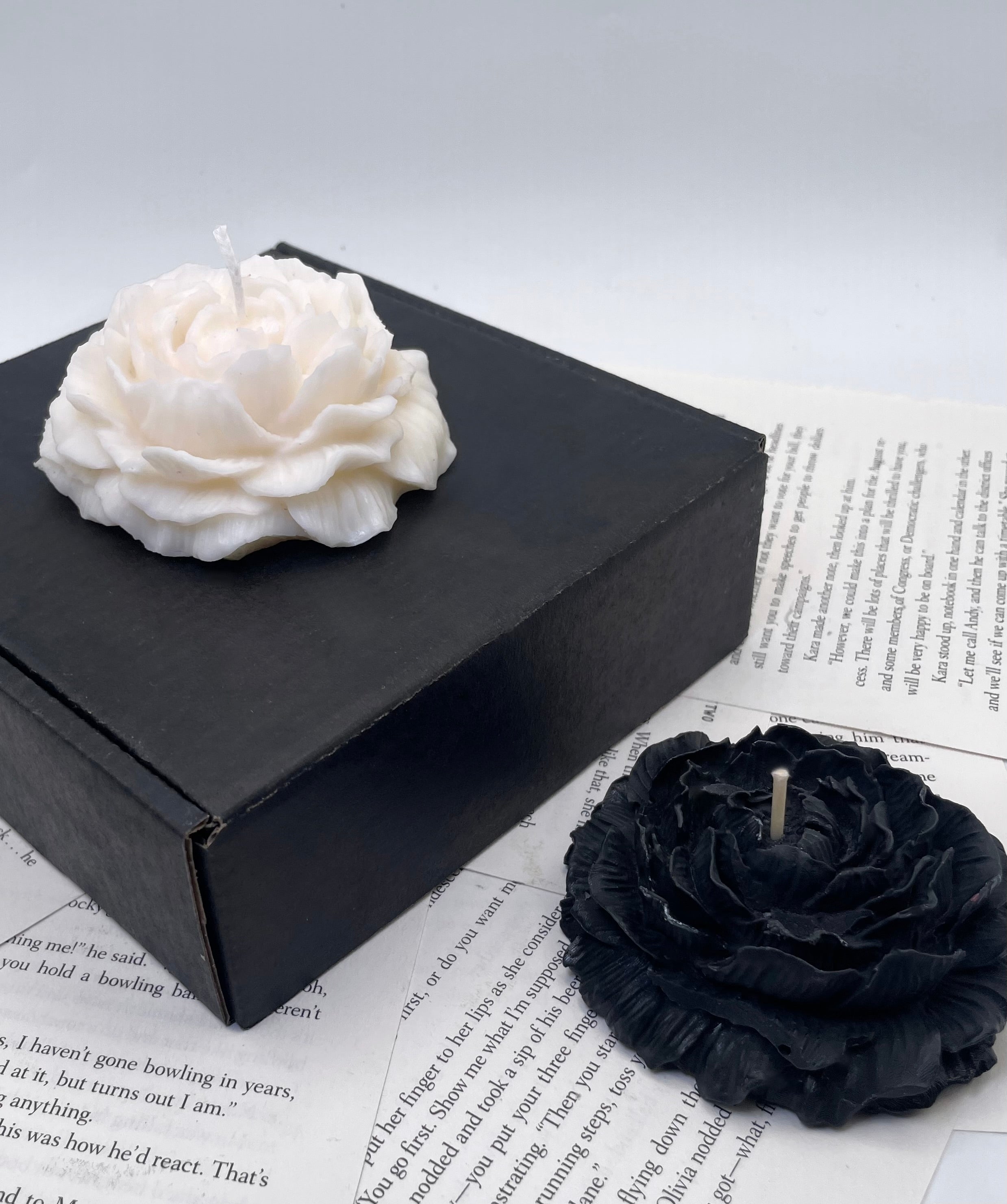 Peony Aesthetic Candles (Set of 2)