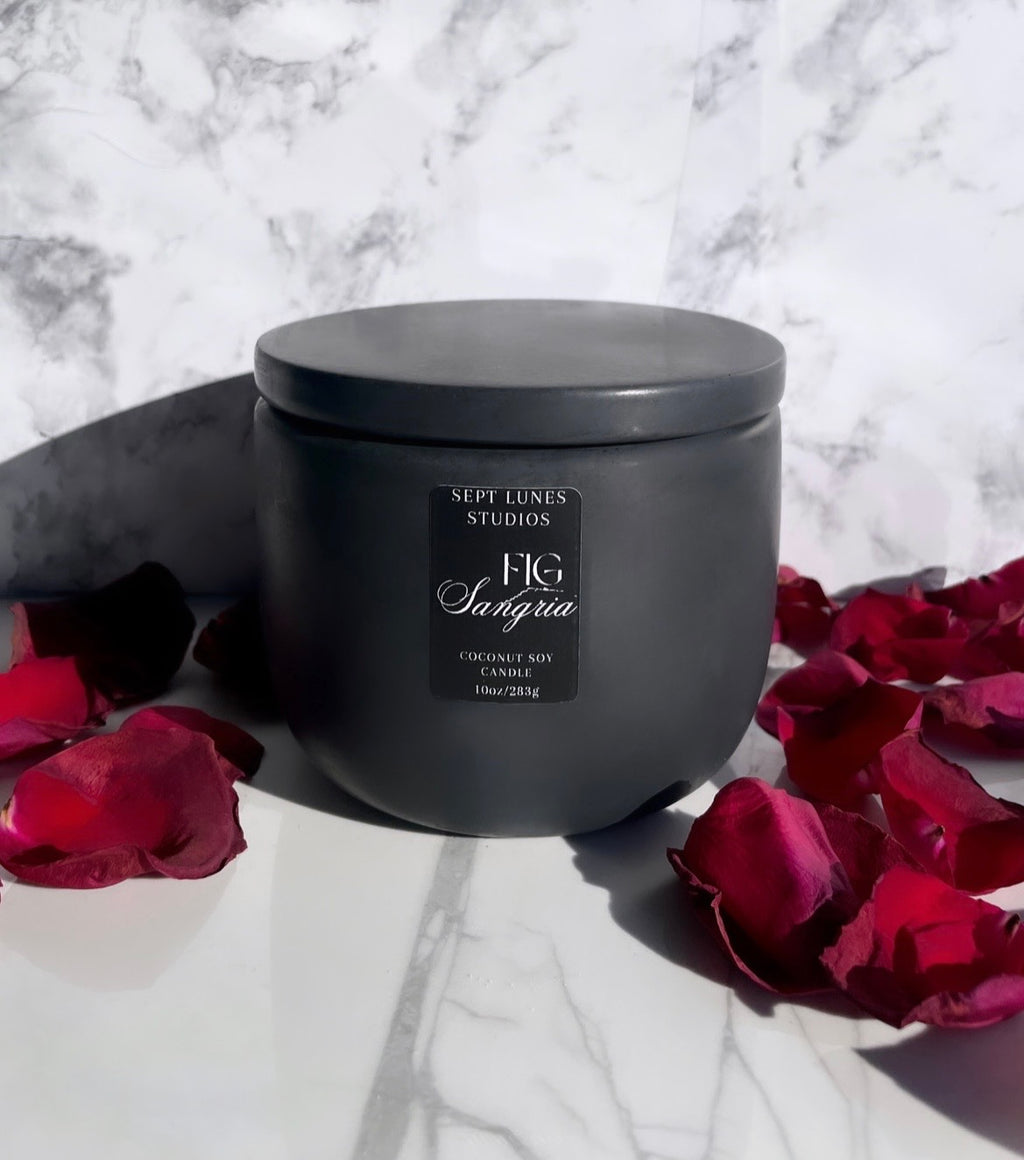 Fig Sangria Coconut Soy Wax Candle | (Fall Collection 2023)