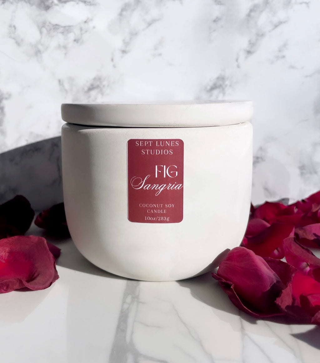 Fig Sangria Coconut Soy Wax Candle | (Fall Collection 2023)