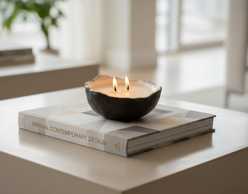 Cafe Coco | 9oz Coconut Shaped Candle with Wood Wick | Coconut Soy Wax