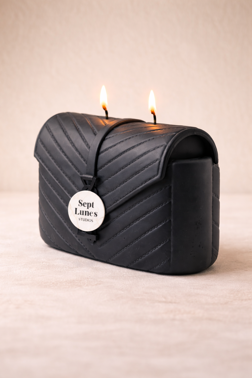Decorative Designer Handbag Scented Soy Candle