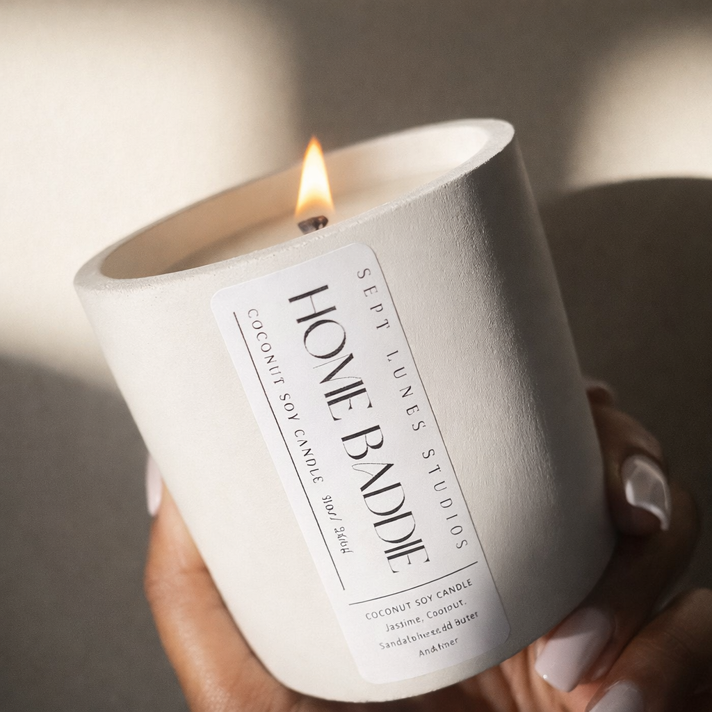 Home Baddie Coconut Soy Wax Candle
