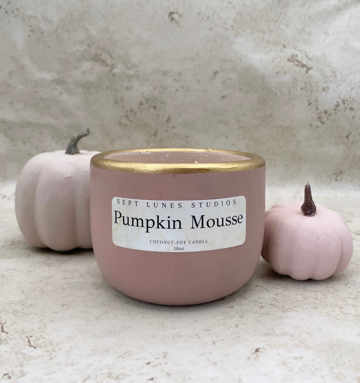 Roasted Pumpkin Mousse | Coconut Soy Wax Candle with Wood Wick