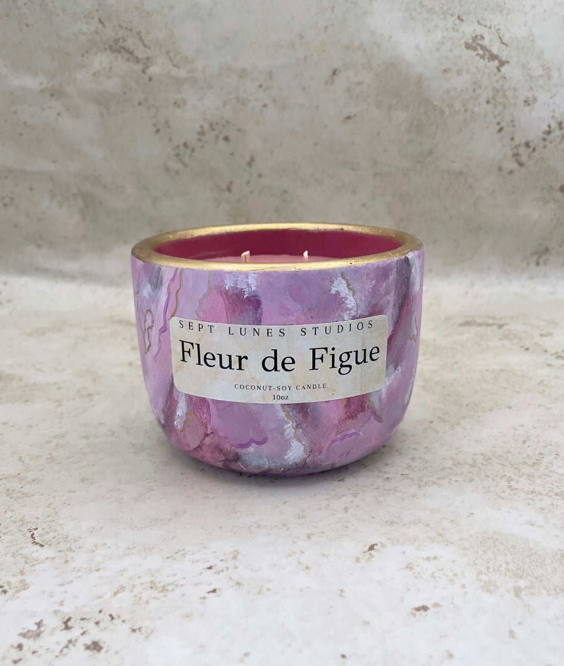 Fleur de Figue | Coconut Soy Wax Candle with Wood Wick