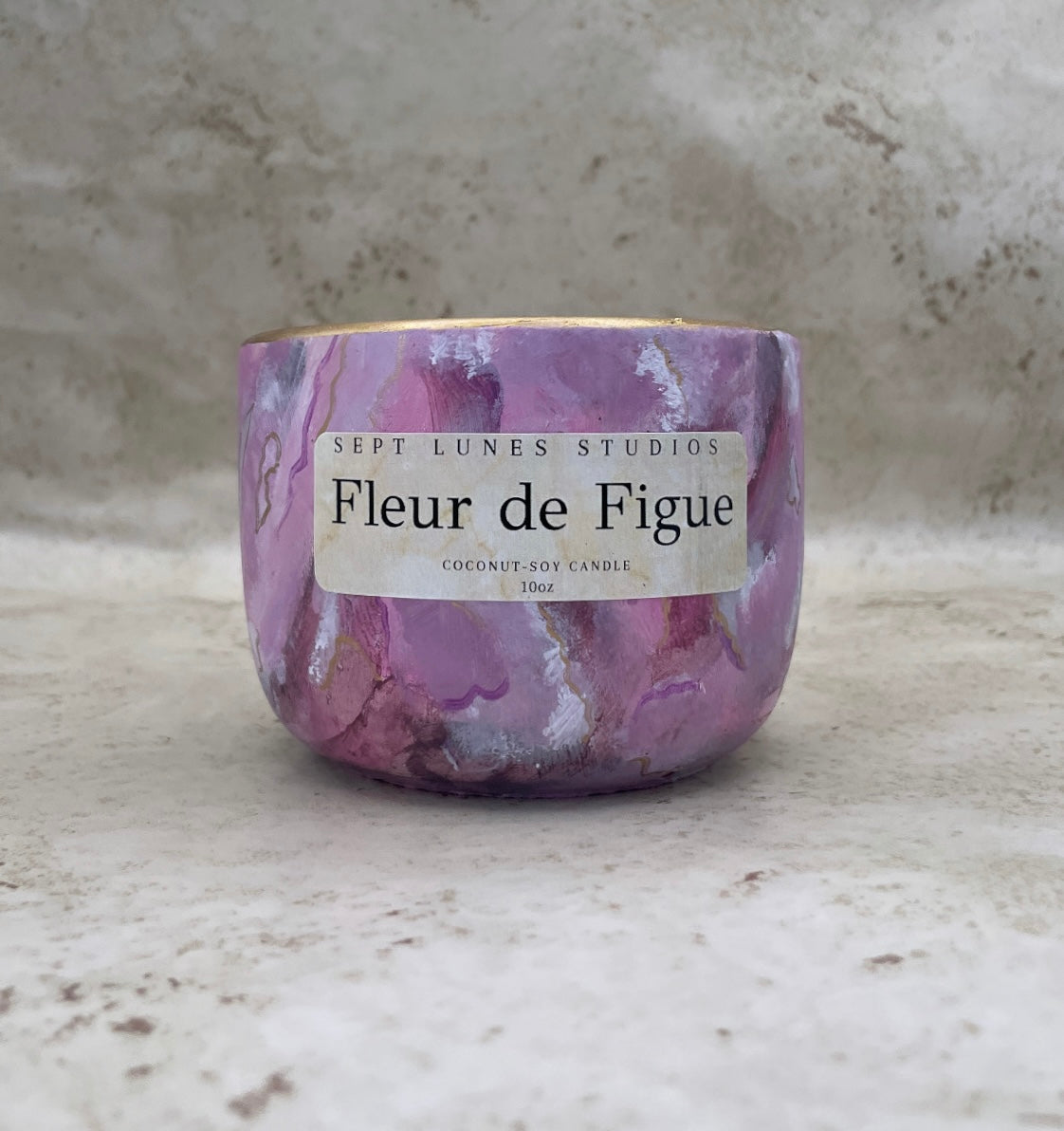 Fleur de Figue | Coconut Soy Wax Candle with Wood Wick