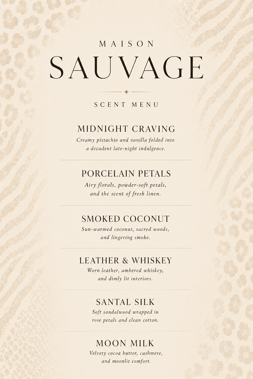 Maison Sauvage Animal Print Candle | Hand-Painted Concrete Vessel | Luxury Coconut Soy Candle | Choose Your Print & Signature Scent
